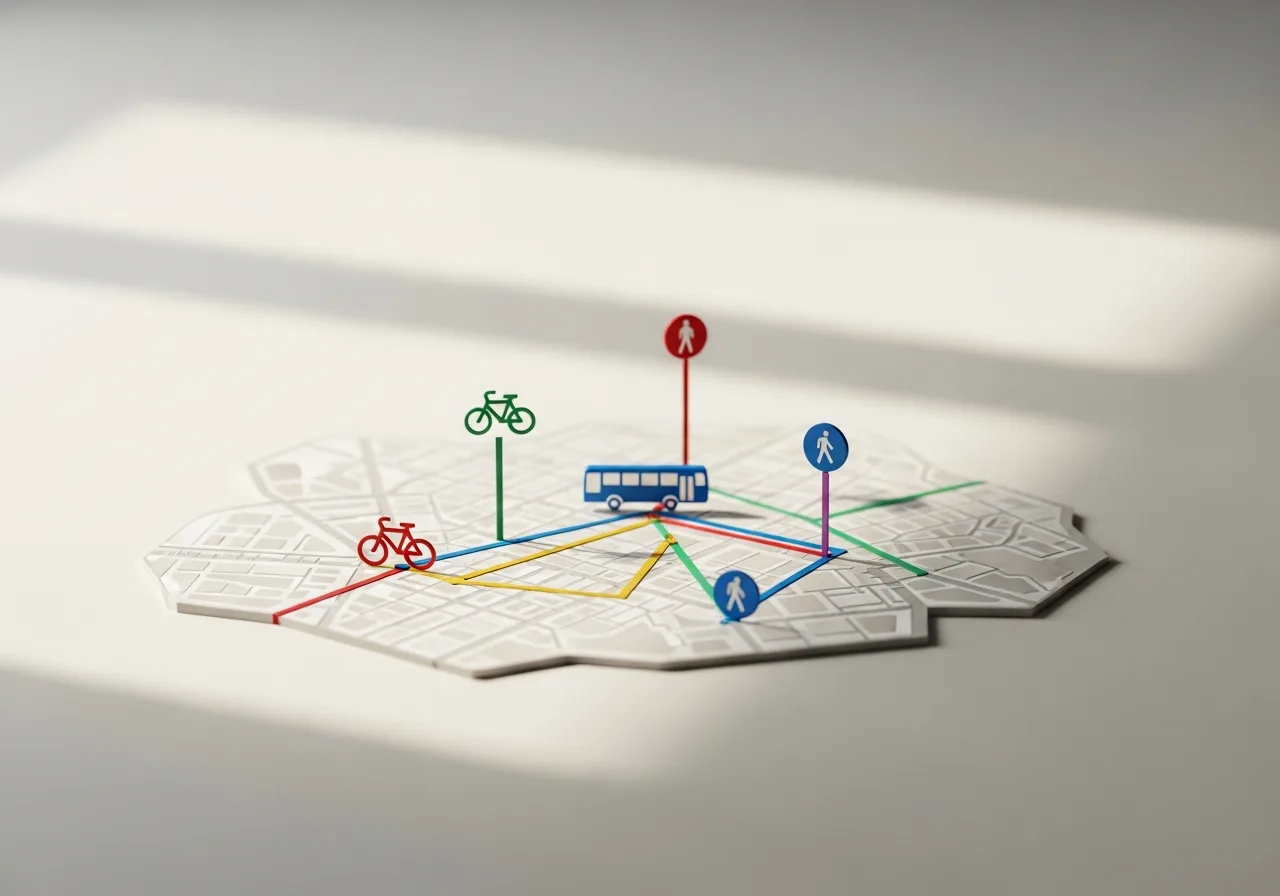 Diagnostic multimodal croisant flux et modes de déplacement