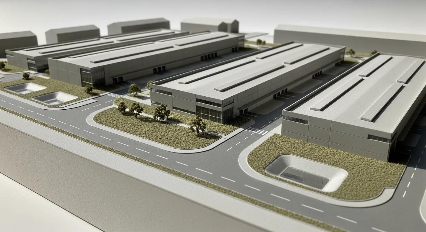 Maquette d’un projet de chais à Bas-Bagnolet